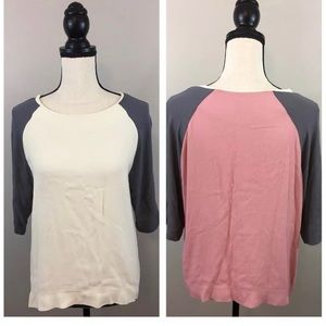 Topshop 3/4 sleeves top